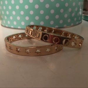 Bracelet set moons and stars